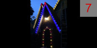 07 Front door detail Residential Lighting Holiday FX